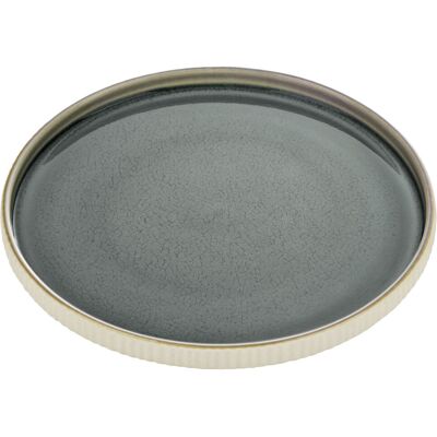 Nara Keramikteller 21x2,5cm Grau Runde 6er-Set Nara Keramikteller 21x2,5cm Grau Runde 6er-Set