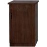 VEGA Besteckschrank Prado II 1 Tür; 66x47x105 cm (BxTxH); braun, Griff silber