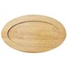 VEGA Holzuntersetzer Pegosi traditionell; 34x20 cm (LxB); braun; oval