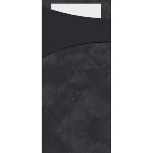 DUNI Servietten-/Bestecktaschen; 8.5x19 cm (BxL); schwarz/weiss; 100 Stück / Pack DUNI Servietten-/Bestecktaschen; 8.5x19 cm (BxL); schwarz/weiss; 100 Stück / Pack