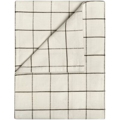 ERWIN M. Tischdecke Skan gross kariert eckig; 130x170 cm (BxL); cremeweiss/anthrazit; rechteckig ERWIN M. Tischdecke Skan gross kariert eckig; 130x170 cm (BxL); cremeweiss/anthrazit; rechteckig