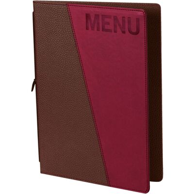 VEGA Speisekarte Sully A4, mit Prägung MENU; DIN A4, 25x34 cm (BxH); bordeaux VEGA Speisekarte Sully A4, mit Prägung MENU; DIN A4, 25x34 cm (BxH); bordeaux
