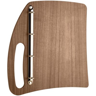 VEGA Speisekarte Parthia A4; DIN A4, 34x35.1 cm (BxH); nussbaum VEGA Speisekarte Parthia A4; DIN A4, 34x35.1 cm (BxH); nussbaum