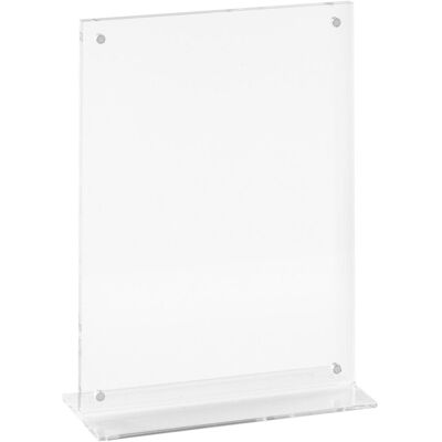 VEGA Tischaufsteller Bisagno; DIN A5, 14.9x21.5 cm (BxH); transparent VEGA Tischaufsteller Bisagno; DIN A5, 14.9x21.5 cm (BxH); transparent