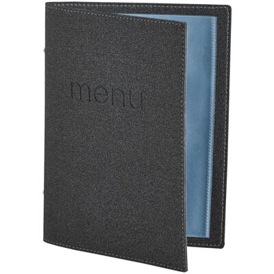 VEGA Speisekarte Softcover Parksville A4, mit Prägung MENU; DIN A4, 23.5x32.5 cm (BxH); anthrazit VEGA Speisekarte Softcover Parksville A4, mit Prägung MENU; DIN A4, 23.5x32.5 cm (BxH); anthrazit