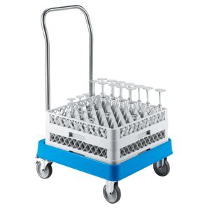 PULSIVA Transport-Trolley mit Griff; 54x57x92 cm (BxTxH); grau