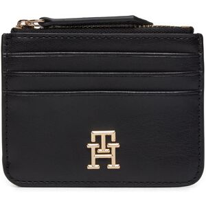 Kreditkartenetui Tommy Hilfiger Th Refined Cc Holder AW0AW16016 Black BDS 00 female