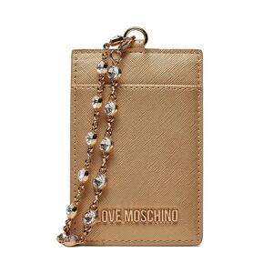 Kreditkartenetui LOVE MOSCHINO JC5853PP4IK2390A Oro Laminat 00 female