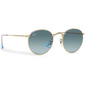 Sonnenbrillen Ray-Ban Round Metal 0RB3447 001/3M Gold/Blue Gradient Grey 50 unisex