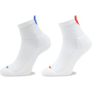 2er-Set niedrige Damensocken Puma Women Heart Short Sock 2P 938020 White / Blue / Red 04 35_38 female