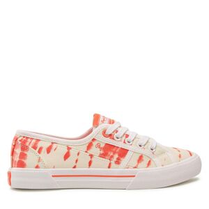 Sneakers aus Stoff Pepe Jeans Brady W Tie Dye PLS31292 Light Peach 108 36 female