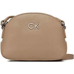 Handtasche Calvin Klein Re-Lock Seasonal Crossbody Sm K60K611445 Silver Mink PFA 00 female