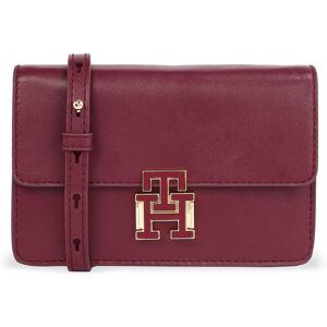 Handtasche Tommy Hilfiger Pushlock Leather Small Crossover AW0AW15227 Rouge XJS 00 female