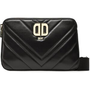 Handtasche DKNY Delphine Dbl Zip Cbo R23EBG29 Blk/Gold BGD 00 female