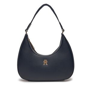 Handtasche Tommy Hilfiger Th Essential Sc Shoulder Corp AW0AW16081 Space Blue DW6 00 female