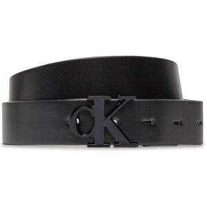 Damengürtel Calvin Klein Jeans Round Mono Pl Rev Lthr Belt 30Mm K60K611489 Black/Silver Specchio 0GP 80 female