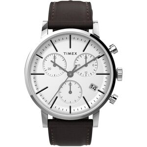 Uhr Timex Midtown Chronograph TW2V36600 Silver/Brown 00 male