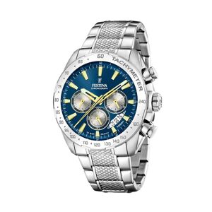 Uhr Festina Timeless Chronograph 20668/5 Navy/Silver 00 male