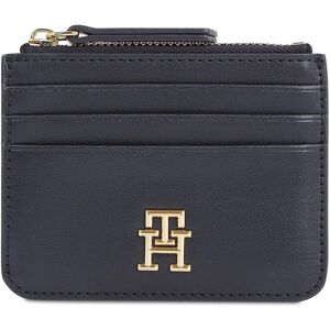 Kreditkartenetui Tommy Hilfiger Th Refined Cc Holder AW0AW16016 Space Blue DW6 00 female