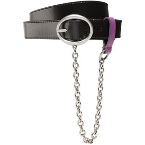 Damengürtel Calvin Klein Jeans Round Classic Belt Chain 25mm K60K610360 BDS 100 female