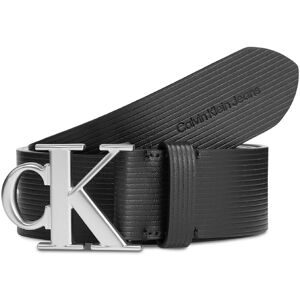 Herrengürtel Calvin Klein Jeans Round Mono Plaque Lthr Belt 40Mm K50K511168 Black BEH 85 male