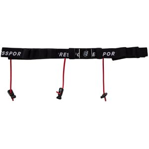 Sportgürtel Compressport Race Number Belt CU00013B Black 00 unisex