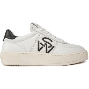 Sneakers Stuart Weitzman Crtsde Lgo Snr SH305 White/Black 36 female