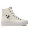 Sneakers Calvin Klein Jeans Vulcanized Flatform Mid Cut YW0YW00646 Bright White YAF 40 female