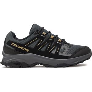 Trekkingschuhe Salomon Grivola L47605600 Magnet / Black / Slate Green 41_13 male