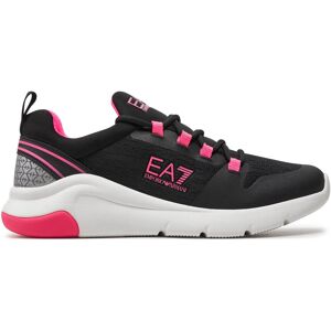 Sneakers EA7 Emporio Armani X8X180 XK389 M496 Black+Pink Fluo 36_23 female