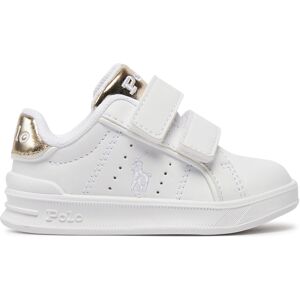 Sneakers Polo Ralph Lauren RL00340100 T White Smooth/Gold Metallic W/ Grey Pp 25 male