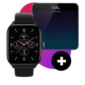 Set Smartwatch und Smart Scale Amazfit Gts 4 A2168 Infinite Black 00 unisex
