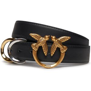 Damengürtel Pinko Cobain Belt H3 103419 A1UB Nero/Antique Gold Z99Q S female