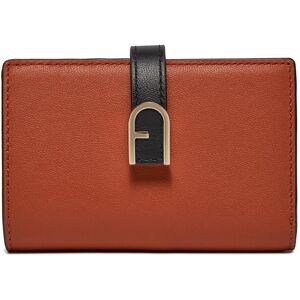 Große Damen Geldbörse Furla Flow S Compact Wallet WP00401-BX2725-2838S-1007 Cannella+Nero+Grano Int. 00 female