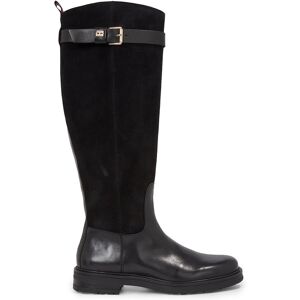 Klassische Stiefel Tommy Hilfiger Casual Essential Belt Longboot FW0FW07480 Black BDS 39 female