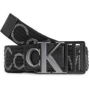 Herrengürtel Calvin Klein Jeans Monogram Slider Webbing Belt35Mm K50K511819 Black/Pinstripe Grey 01R 90 male