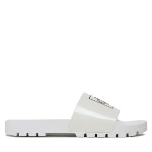 Pantoletten Calvin Klein Jeans Truck Slide Monogram Rubber M YM0YM00591 White YBR 43 male