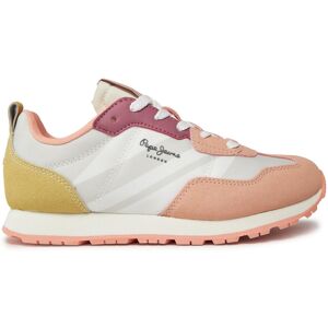 Sneakers Pepe Jeans Foster Print G PGS30578 Pastel Orange 119 33 female