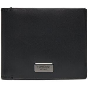 Große Herren Geldbörse Calvin Klein Jeans Inst Plaque Bifold K50K511451 Black BEH 00 male