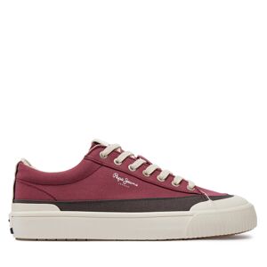 Sneakers aus Stoff Pepe Jeans Ben Band M PMS31043 Ruby Wine Red 293 44 male