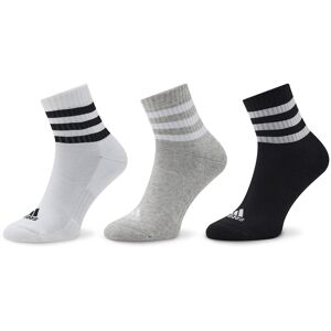 3er-Set hohe Unisex-Socken adidas 3S C Spw Mid 3P IC1318 Medium Grey Heather/White/Black 46_48 unisex