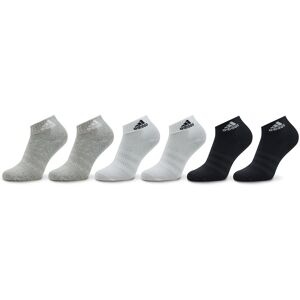 Niedrige Unisex Socken adidas Thin and Light Sportswear Ankle Socks 6 Pairs IC1307 medium grey heather/white/black L unisex