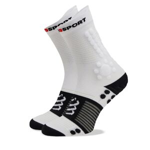 Hohe Unisex-Socken Compressport Pro Racing V4.0 Trail XU00048B White/Black 45_48 unisex
