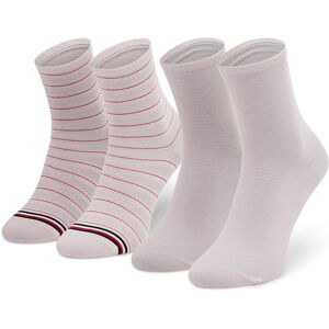 2er-Set hohe Damensocken Tommy Hilfiger 100002817 Pink 003 39_42 female