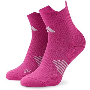 Hohe Unisex-Socken adidas Supernova Quarter IC1229 Lucid Fuchsia/White 34_36 unisex