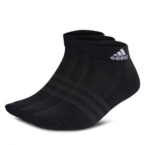Niedrige Unisex Socken adidas Cushioned Sportswear Ankle Socks 3 Pairs IC1277 black/white L unisex