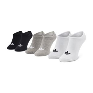 3er-Set niedrige Unisex-Socken adidas Trefoil Liner FT8524 White/Black 43_46 unisex
