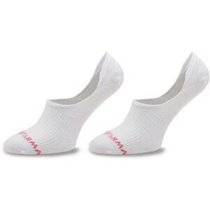 2er-Set Damen Sneakersocken Emporio Armani 292312 4R229 00010 Bianco L_XL female