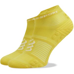 Hohe Unisex-Socken Compressport Pro Racing V4.0 Run Low XU00047B Green Sheen/White 45_48 unisex