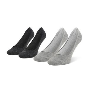 2er-Set Damen Sneakersocken Calvin Klein 701218767 Dark Grey Melange 005 35_38 female